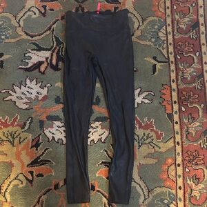 SPANX Faux Leather Leggings Medium